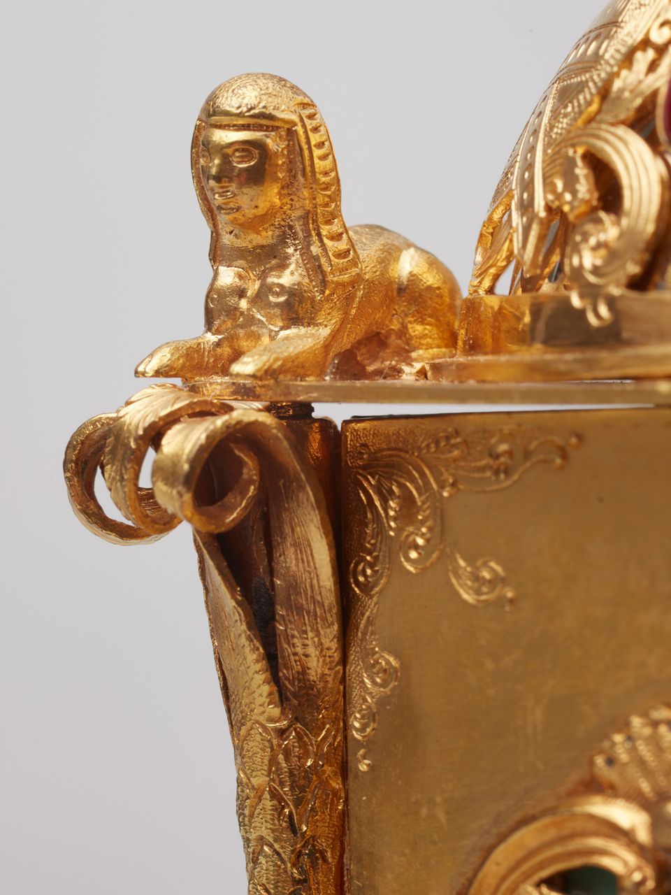 An important English ‘tabernacle’ small travelling clock by Emanuel Brothers, circa 1860 - image 6
