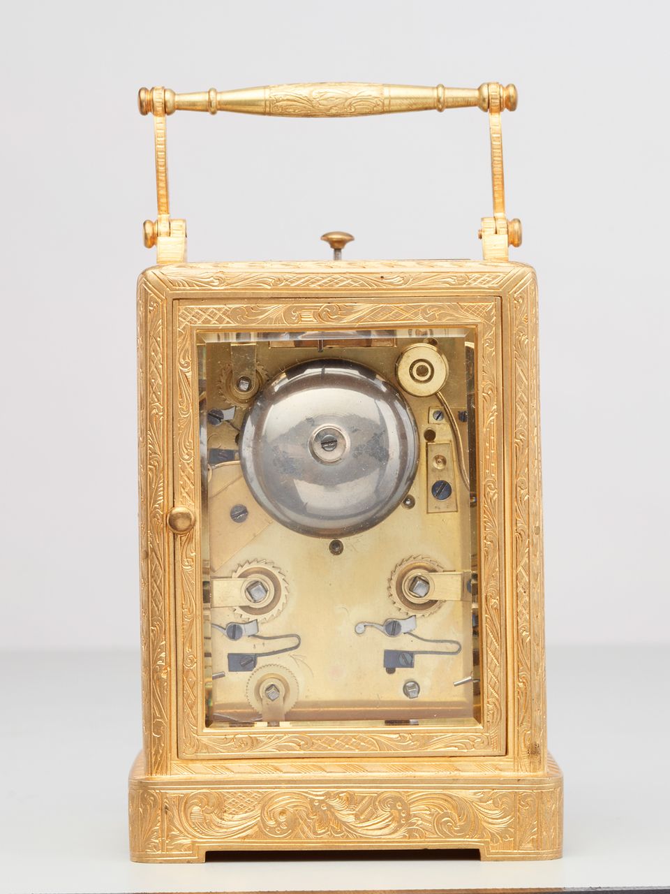 A French 3 dial 'one piece case' travelling clock, attributed to Bolviller, circa 1840 - image 4