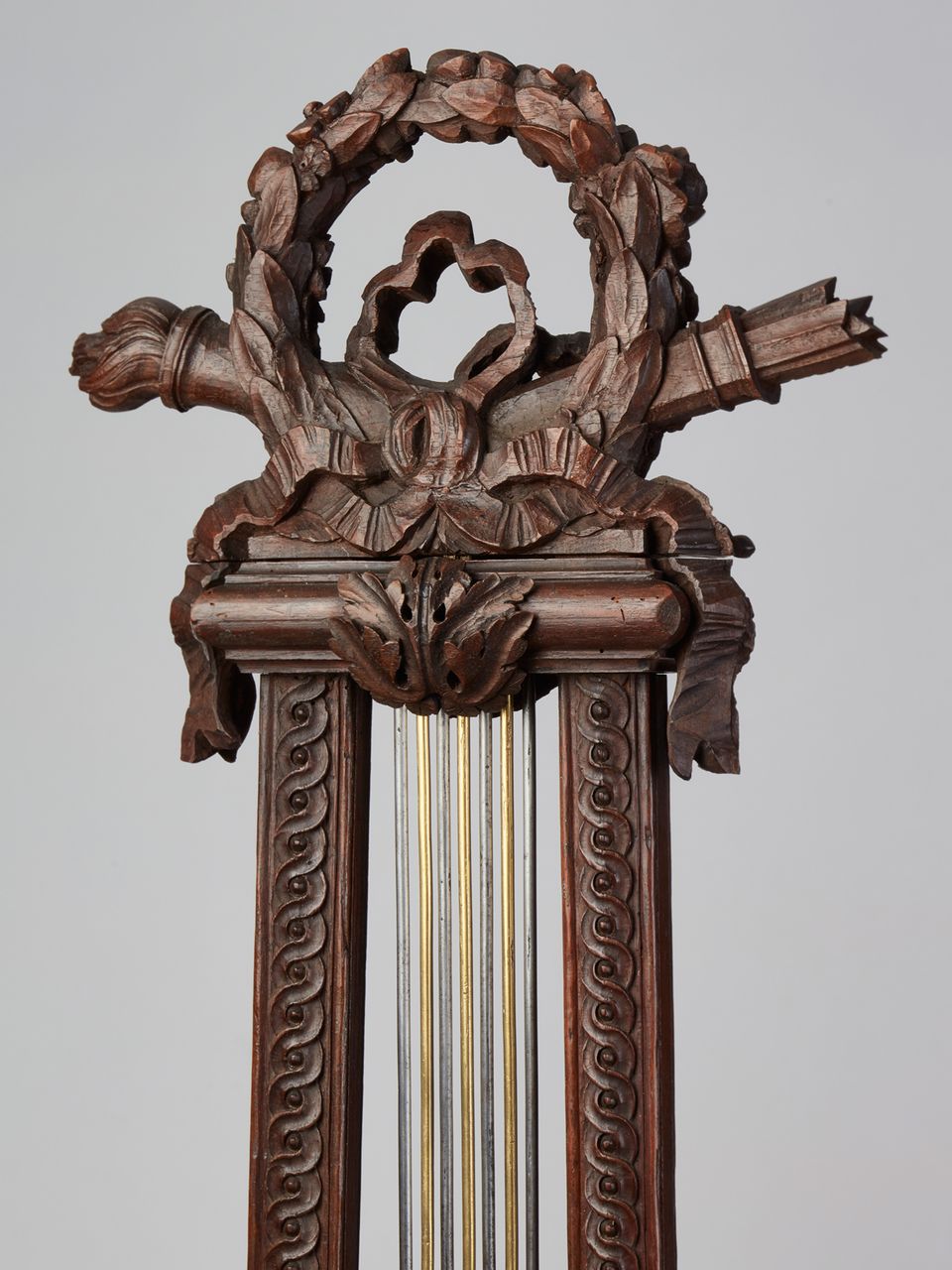 Houten Harpklok - afbeelding 4