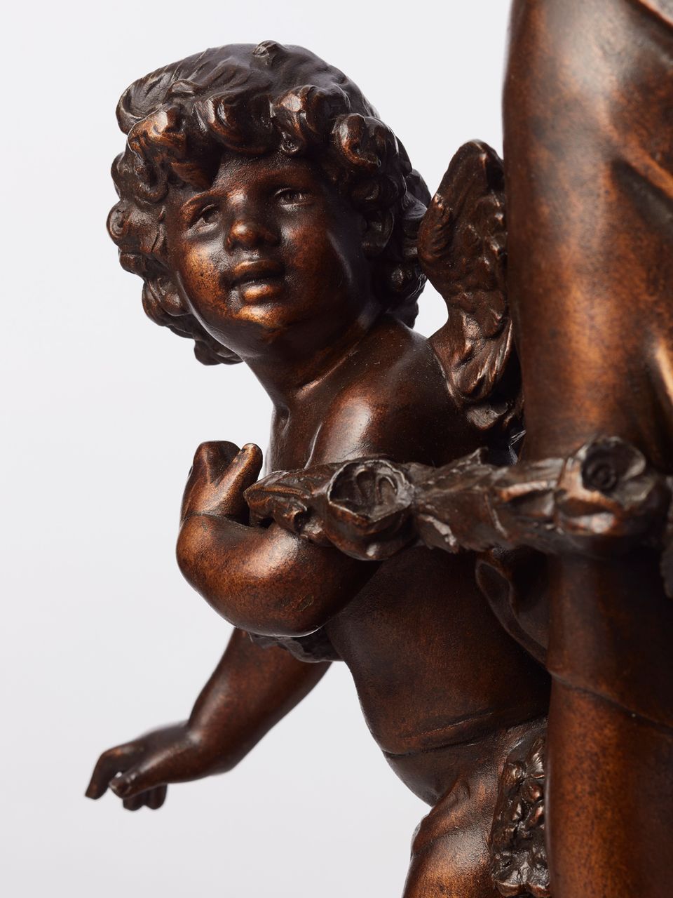 Een Franse Swinger (Mystery) klok van Auguste Moreau, circa 1900 - afbeelding 5