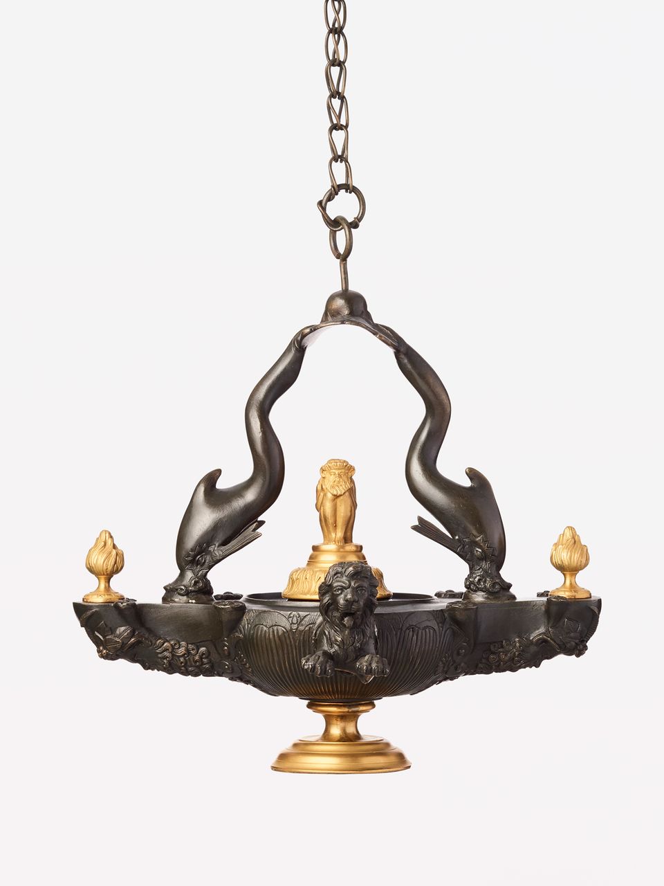 Ornament op voetstuk met hangelement - afbeelding 2
