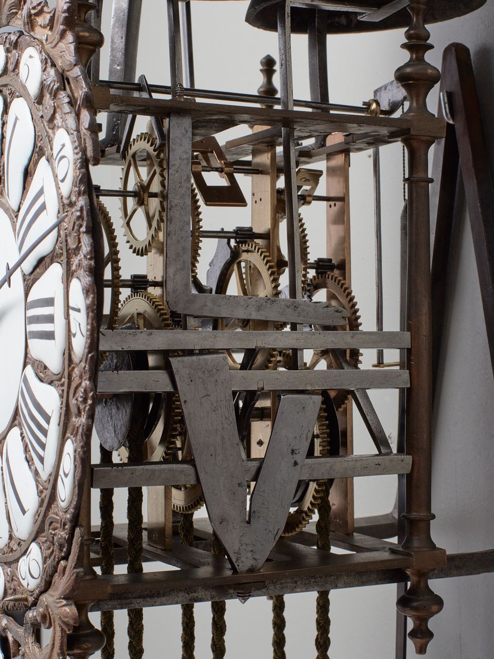 A French quarter striking lantern clock by Fardoil, circa 1775 - image 7