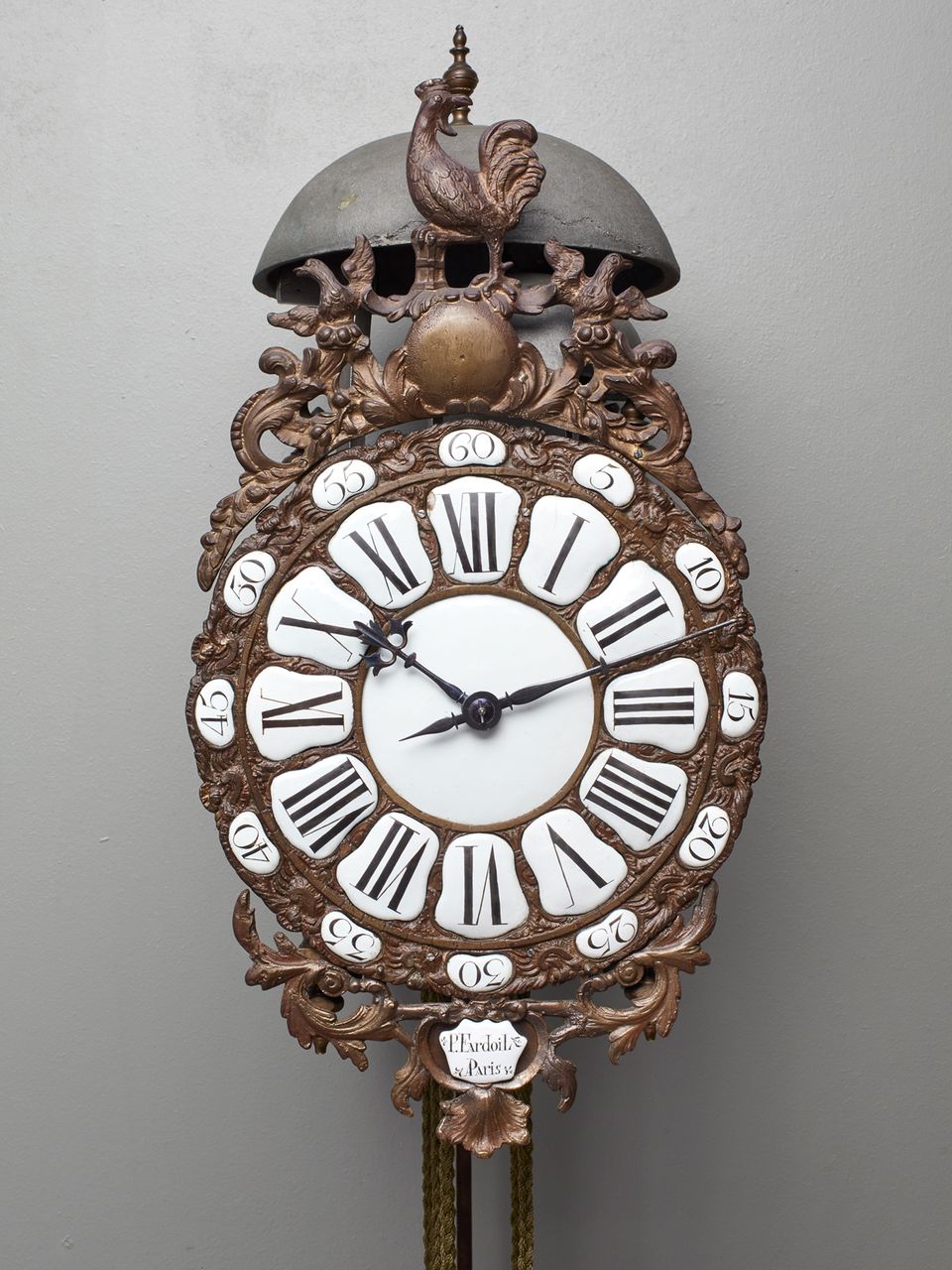 A French quarter striking lantern clock by Fardoil, circa 1775 - image 2
