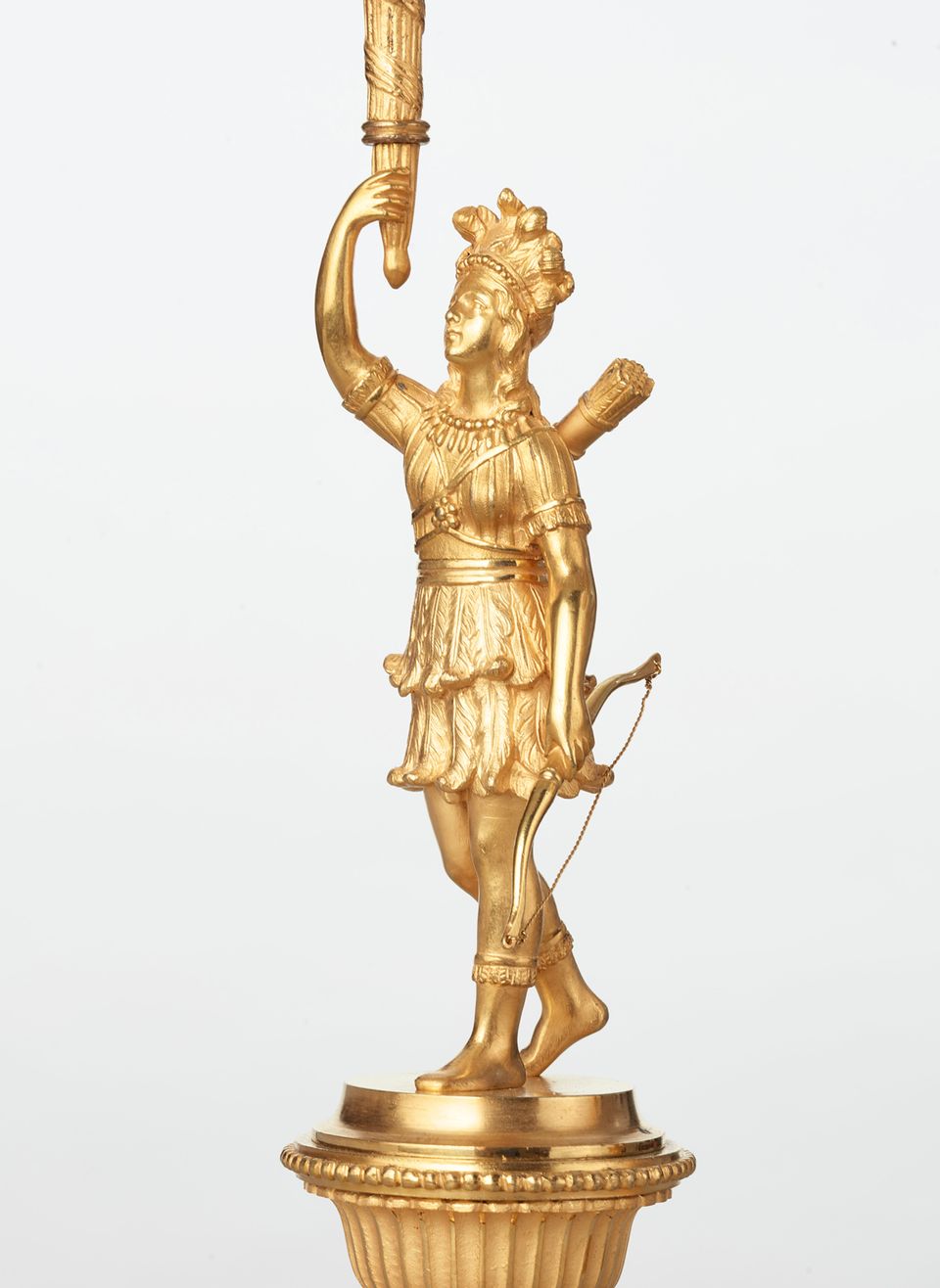 A pair of French bronze ‘Paul and Virginie’ candlesticks, circa 1830 - image 6
