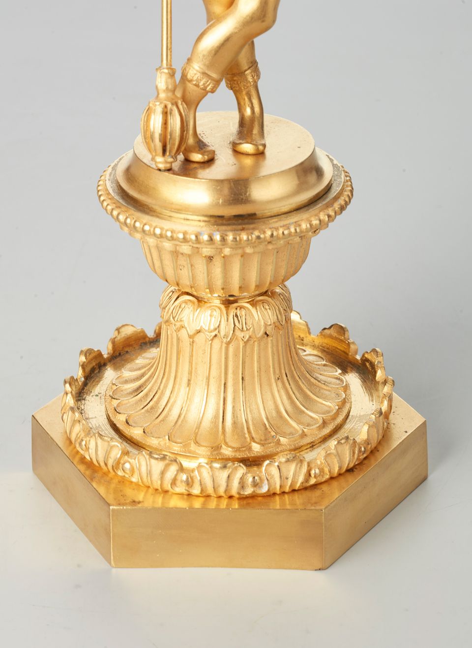 A pair of French bronze ‘Paul and Virginie’ candlesticks, circa 1830 - image 9