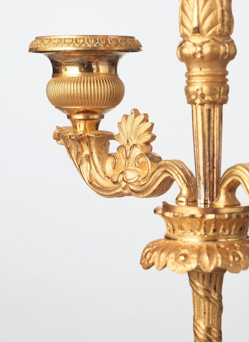 A pair of French bronze ‘Paul and Virginie’ candlesticks, circa 1830 - image 5