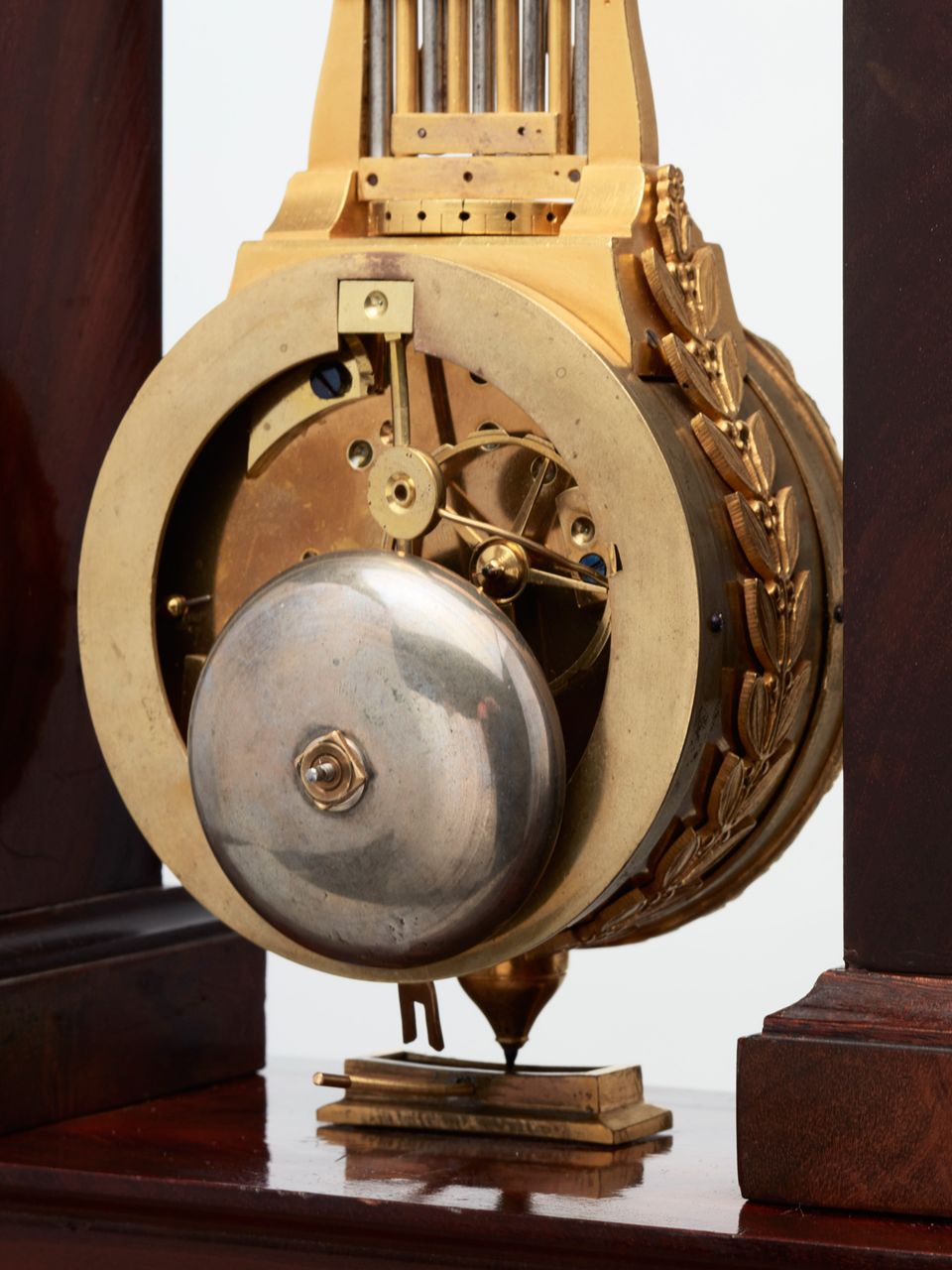 A rare French mahogany and bronze oscillating mantel clock, circa 1830 - image 6