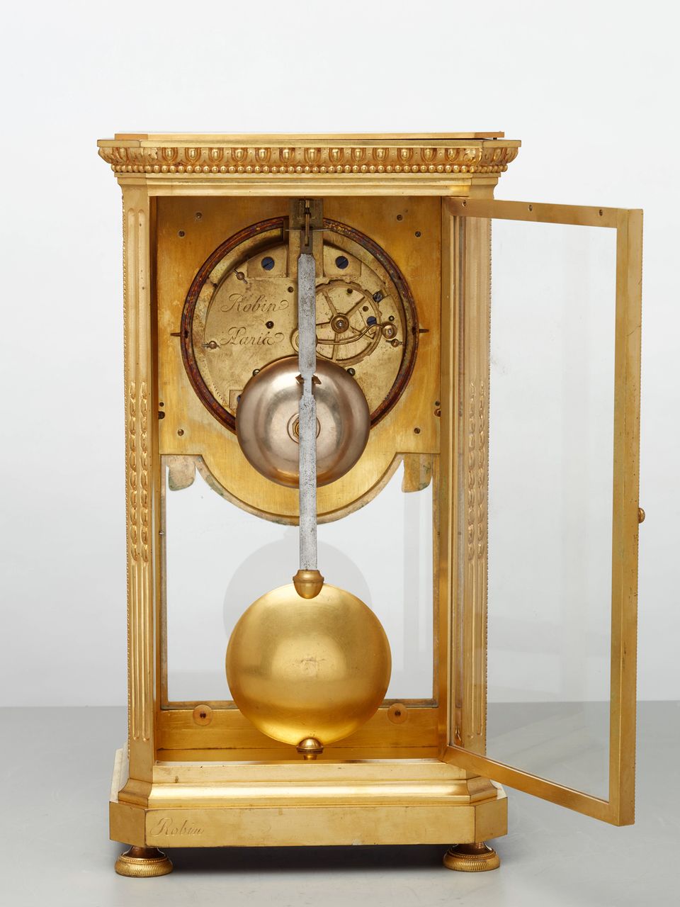 A fine French bronze ‘four glass’ table regulator by Robin, circa 1880 - image 4