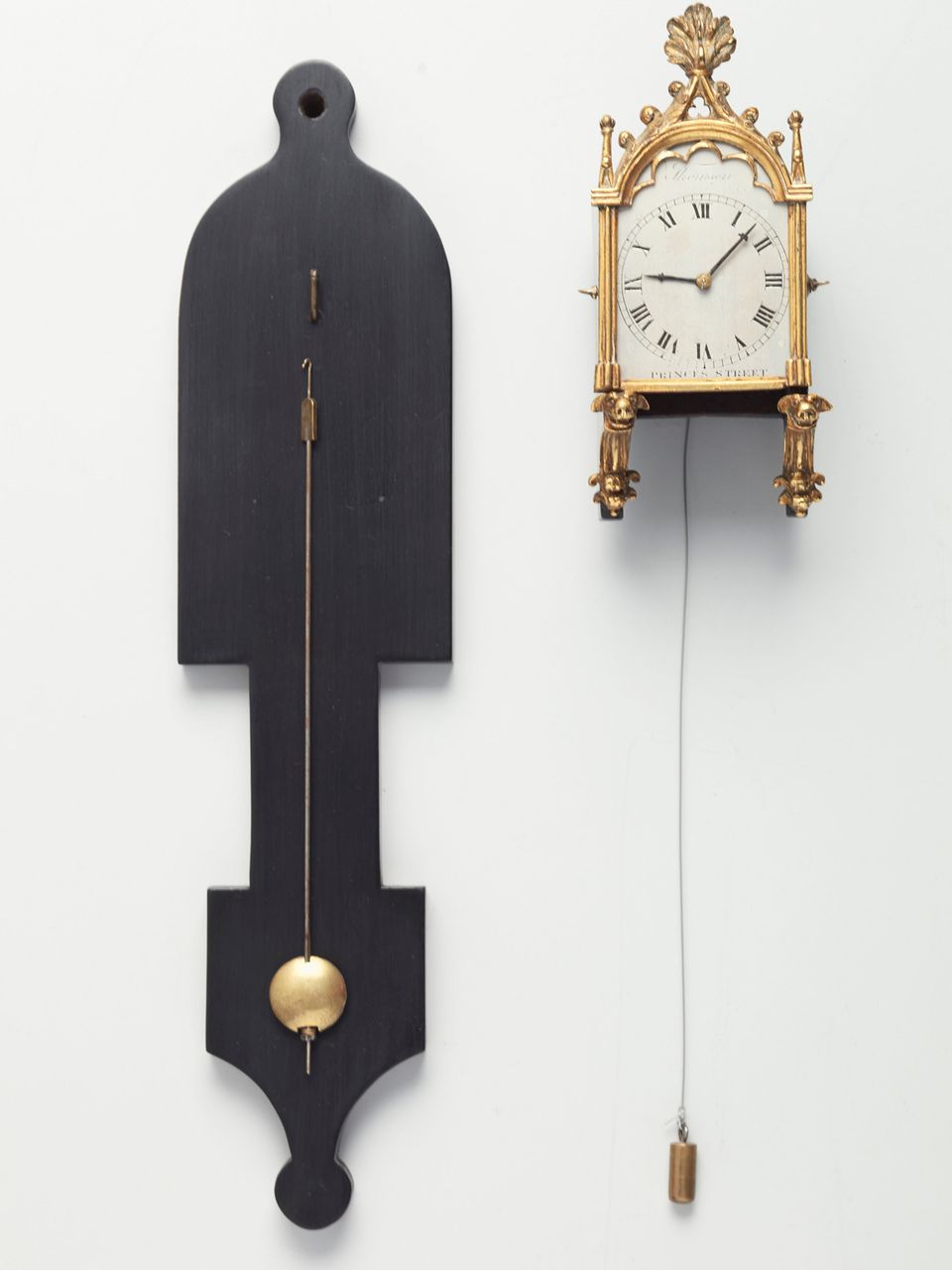 An unusual miniature Austrian ‘gothic revival’ wall clock, circa 1835 - image 3