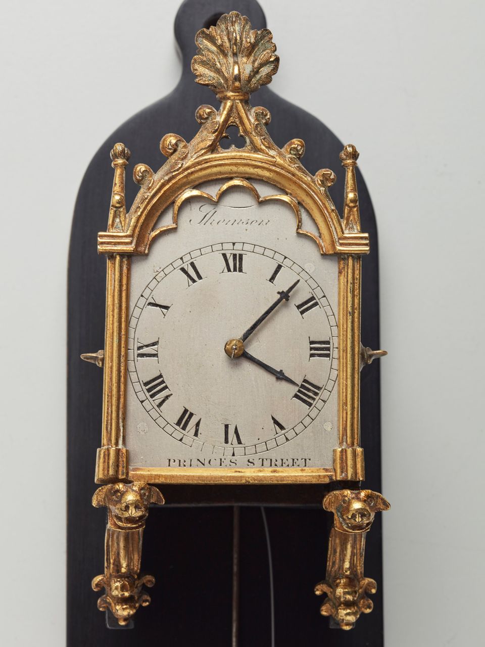 An unusual miniature Austrian ‘gothic revival’ wall clock, circa 1835 - image 4