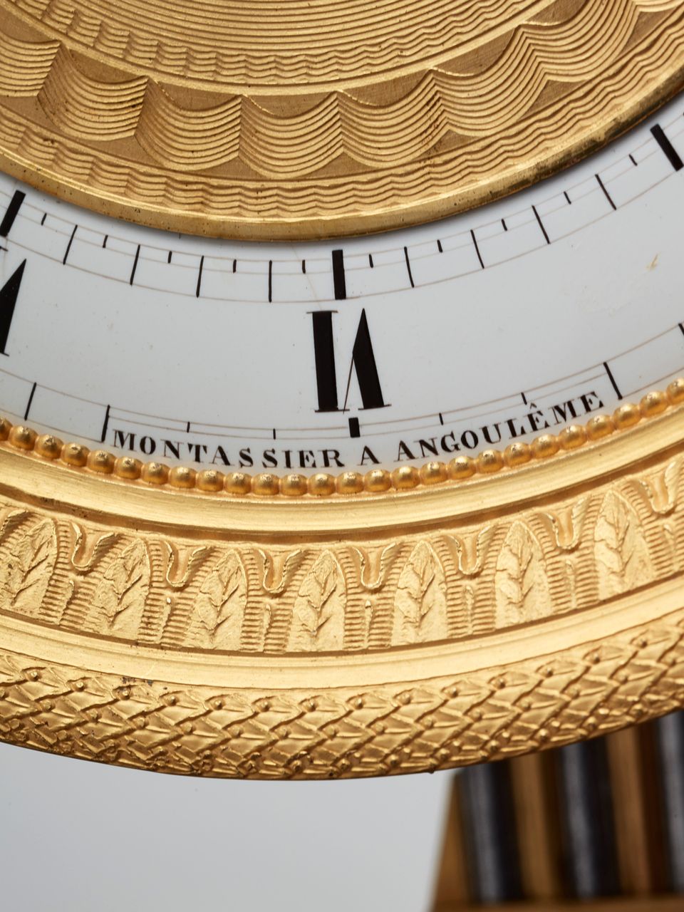 A French mahogany regulator ‘portico’ mantel clock by Montassier, circa 1820 - image 2