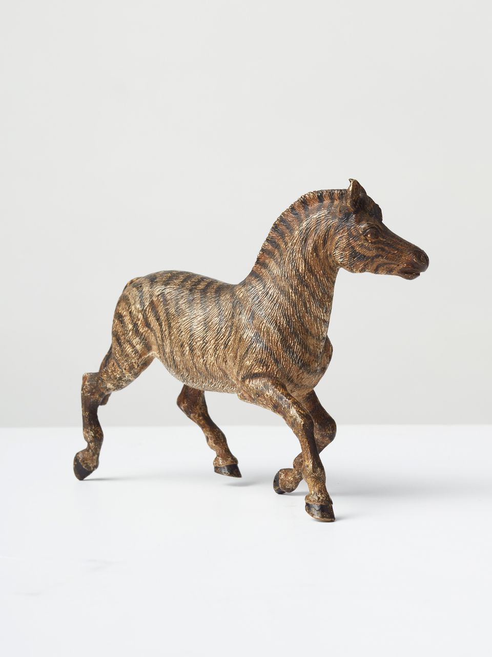 A striking Austrian cold painted 'Vienna Bronze' of a Zebra, circa 1890 - image 4