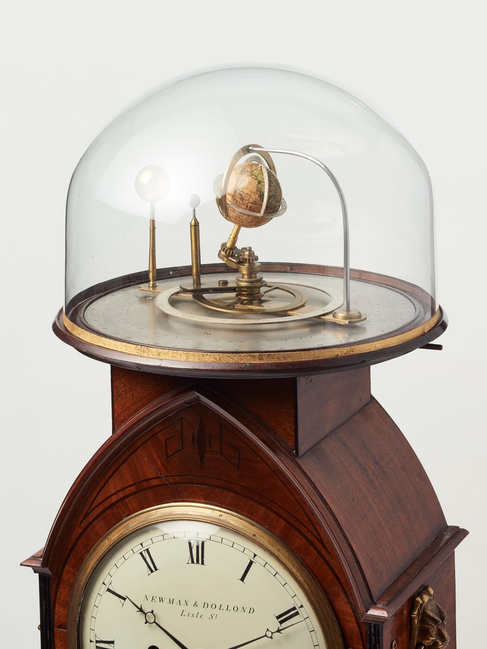 An unusual English mahogany bracket clock with Orrery by Newman & Dolland,circa 1830 - image 7