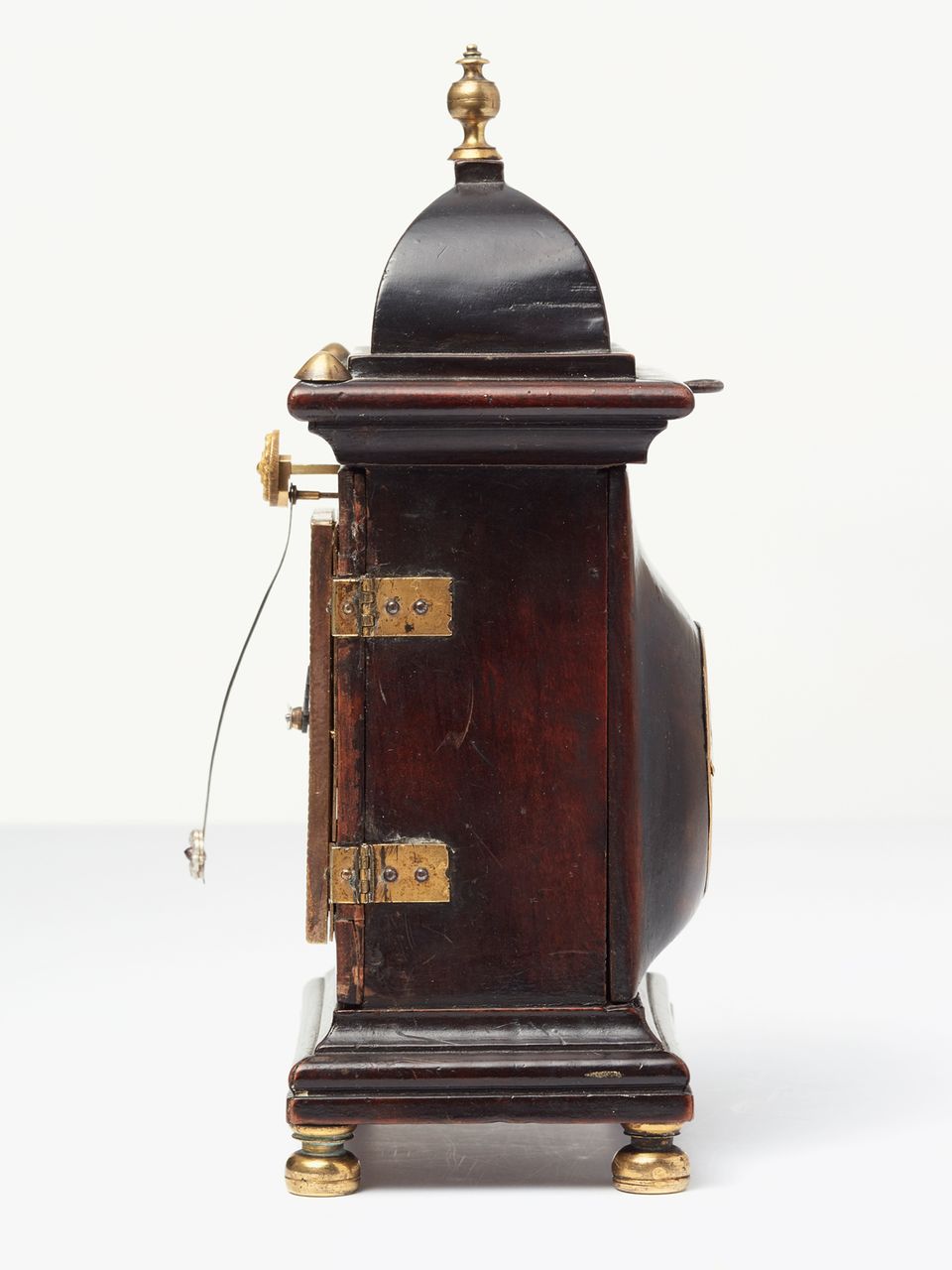 A handsome small south German walnut bracket clock by Gruony, circa 1770. - image 3