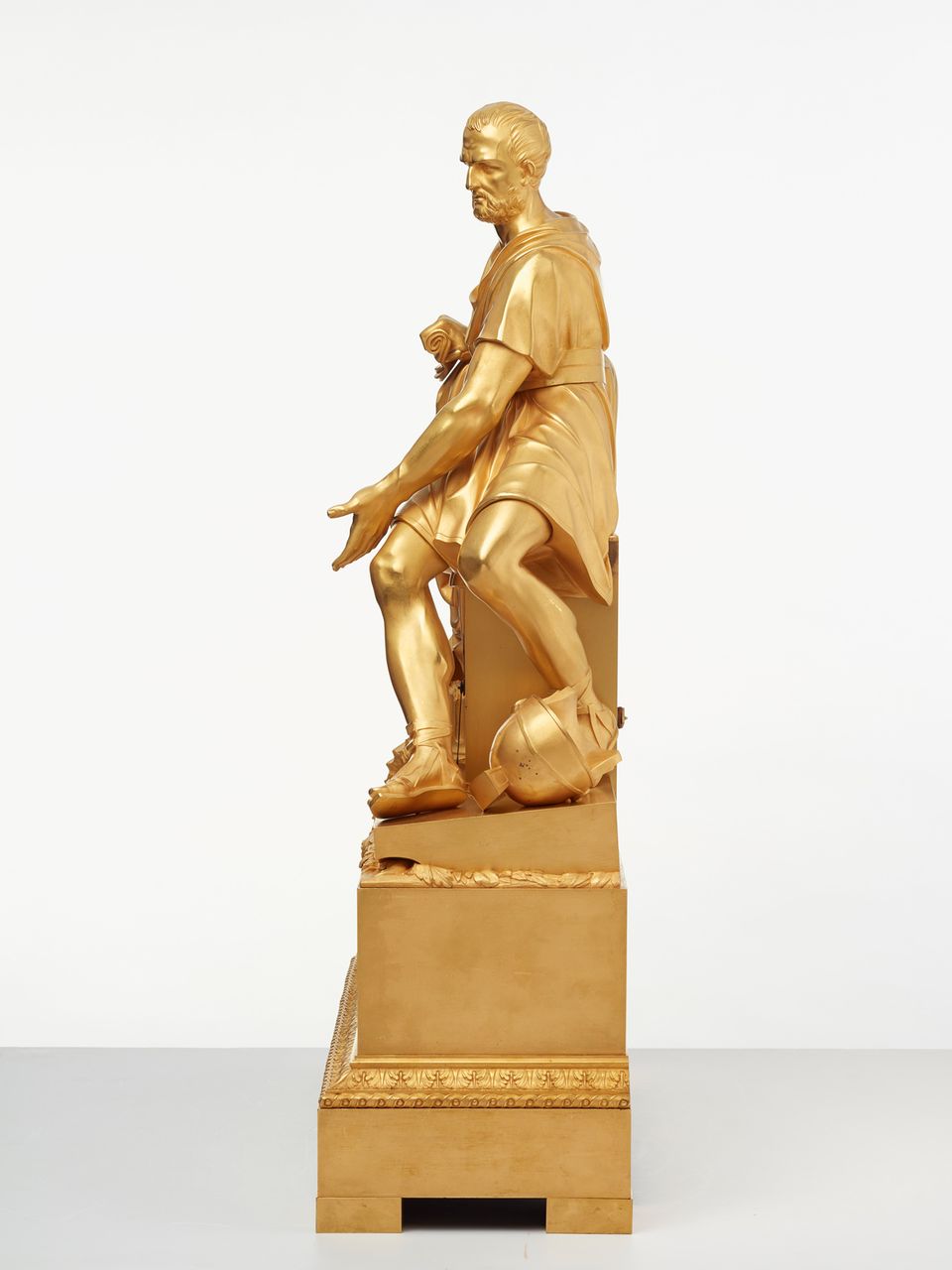 A large French Empire bronze ‘Horatius’ mantel clock, circa 1820 - image 3