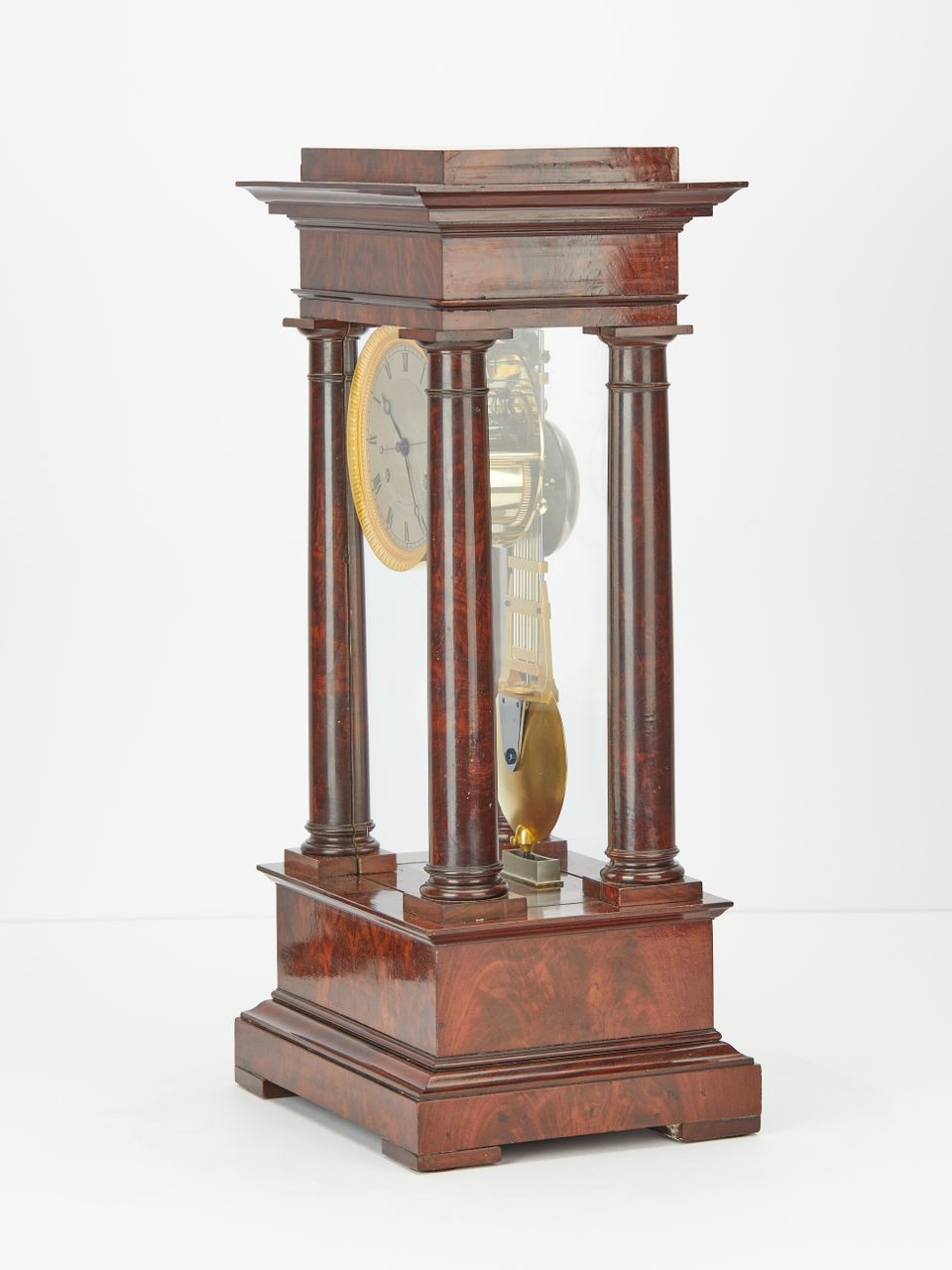4 glass table regulator clock from Janvier Paris Workshop - image 3