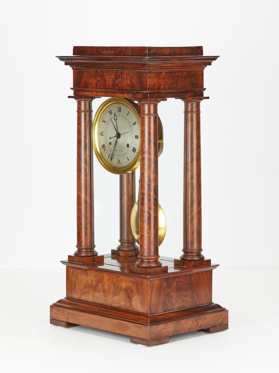 4 glass table regulator clock from Janvier Paris Workshop - image 2