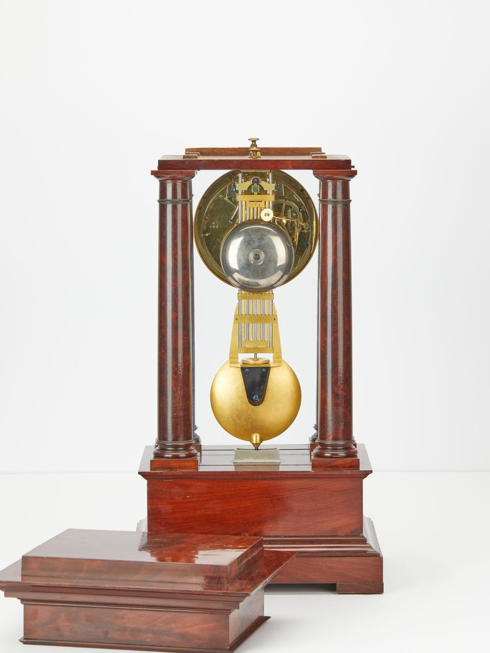 4 glass table regulator clock from Janvier Paris Workshop - image 6