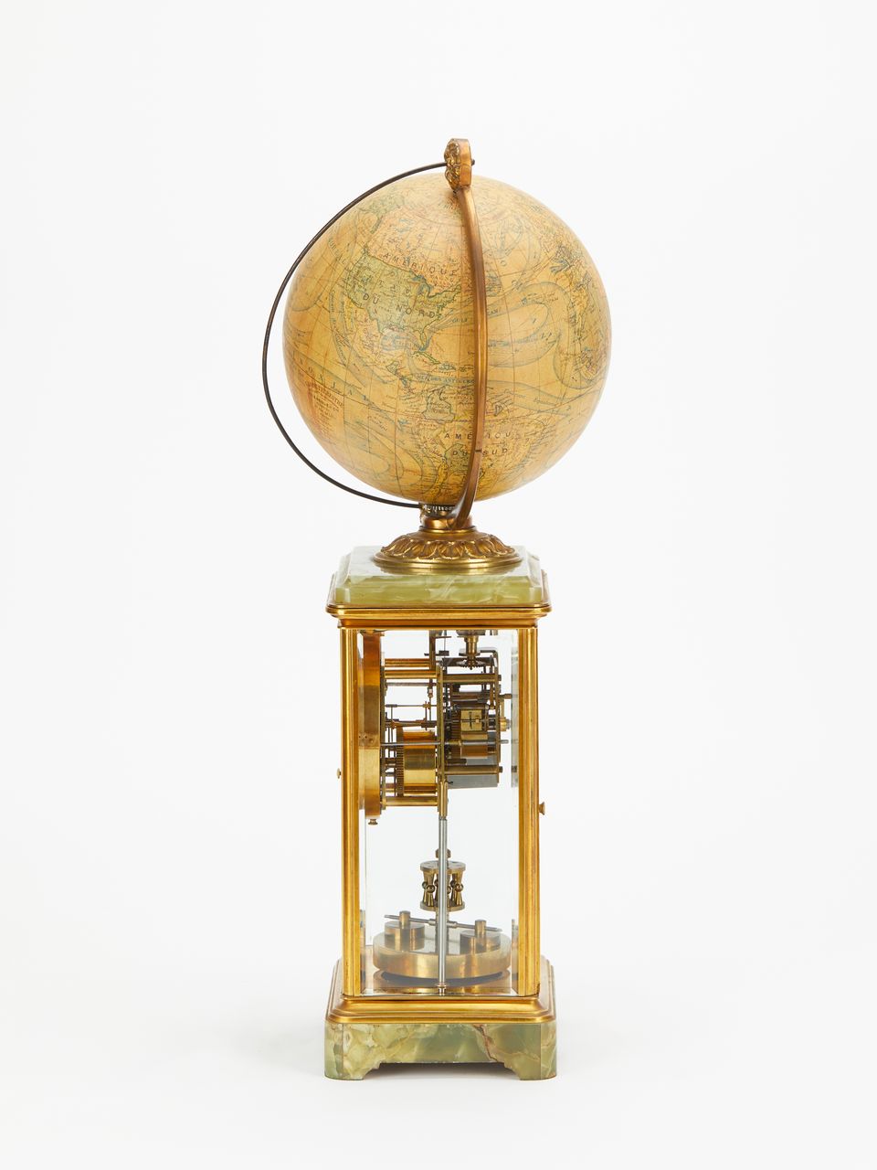 Year running 4 glass mantel clock - image 3