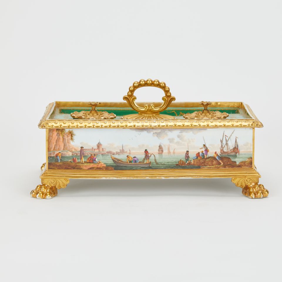 French Porcelain Inkwell - image 2