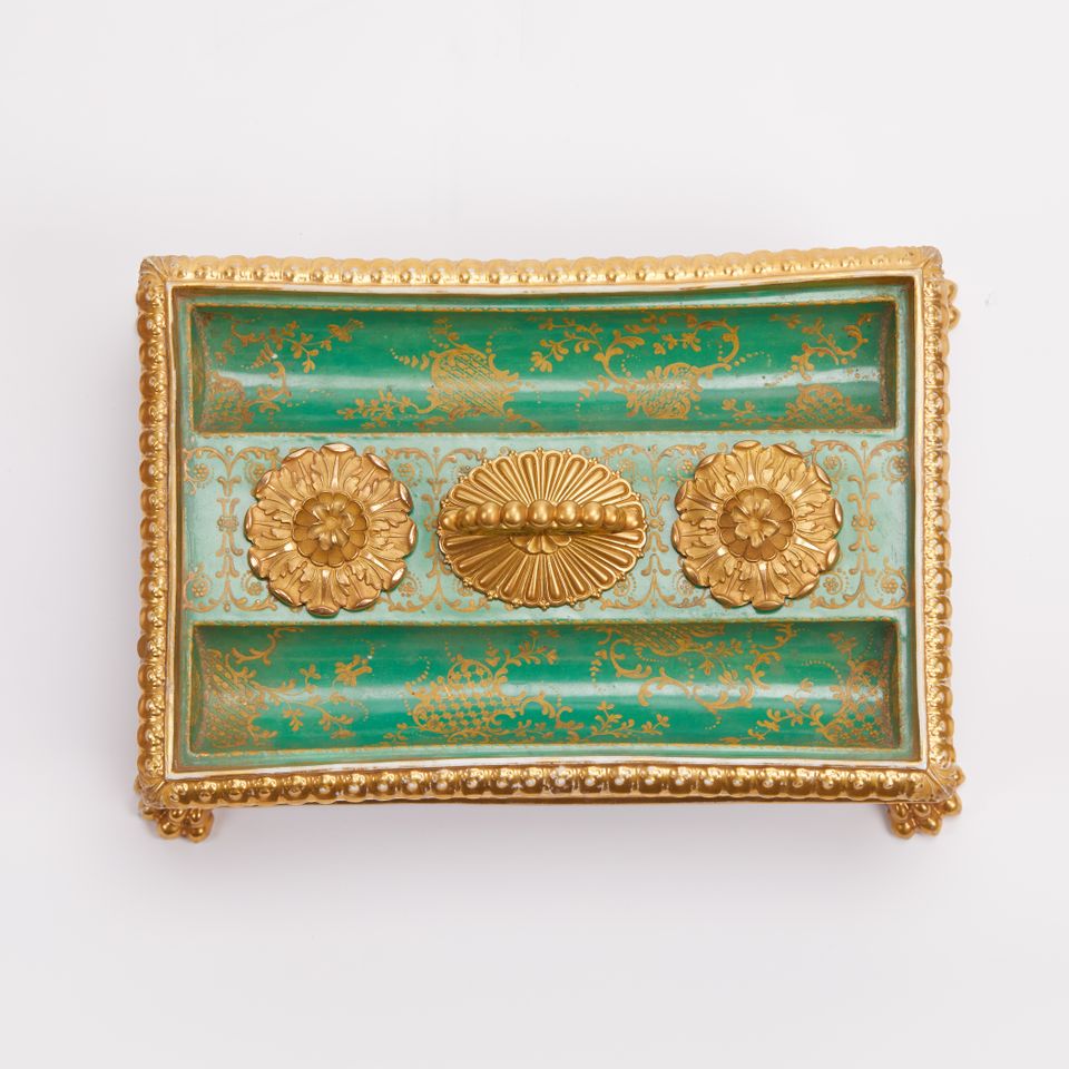 French Porcelain Inkwell - image 5