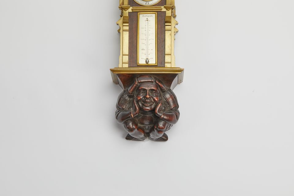 Rare 19th century fantasy wall clock - image 4