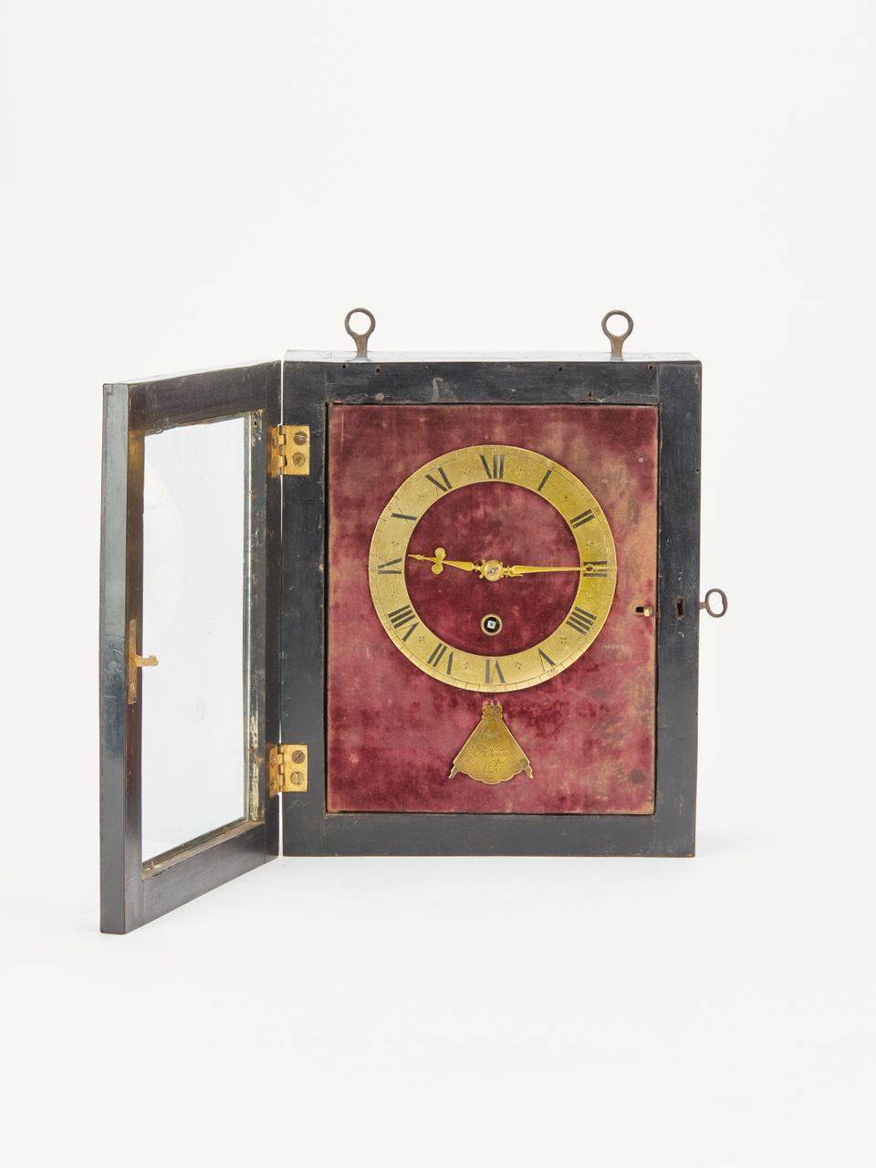 French religieuse wall clock with verge escapement pendulum - image 3