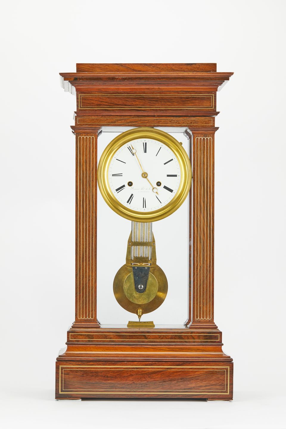 4 glass french regulator clock - image 2
