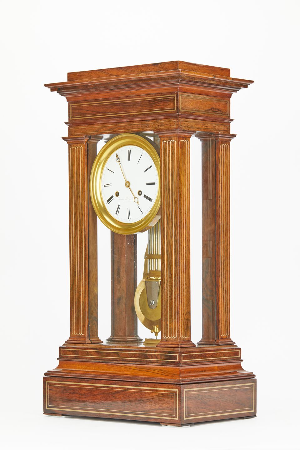 4 glass french regulator clock - image 3