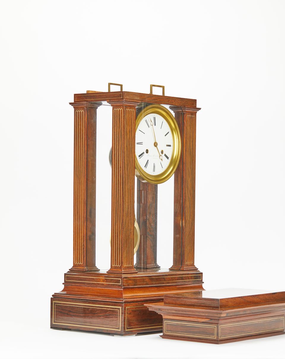4 glass french regulator clock - image 4