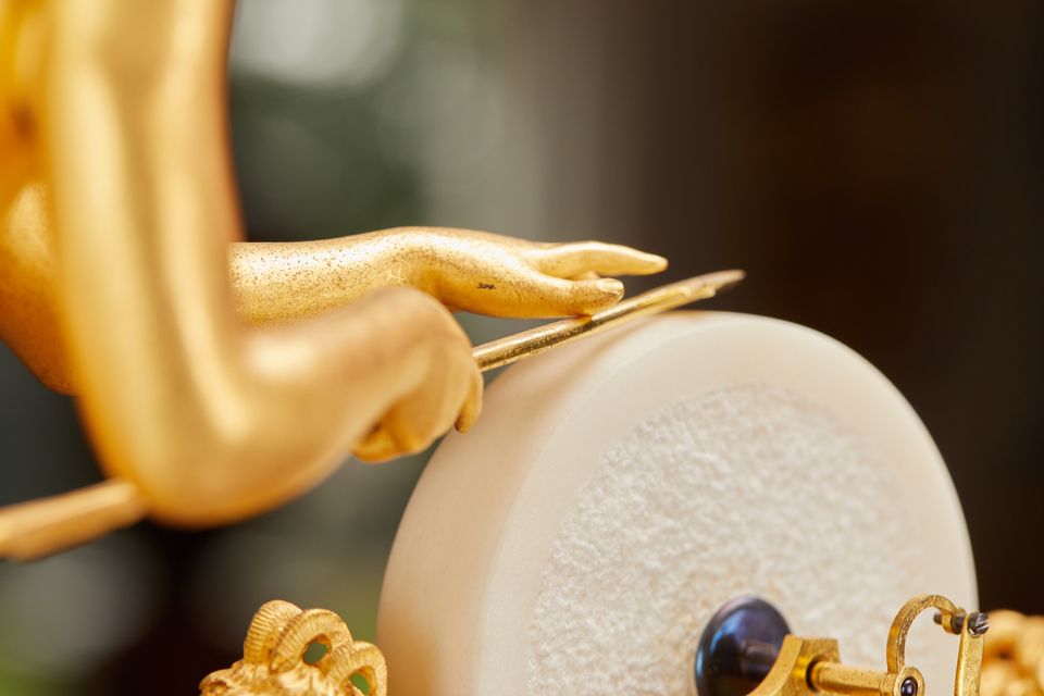 Animated Louis XVI/ Empire mantel clock - image 5