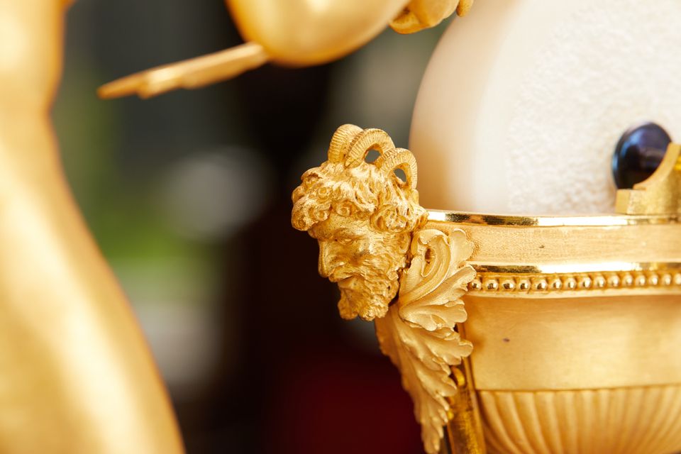 Animated Louis XVI/ Empire mantel clock - image 6