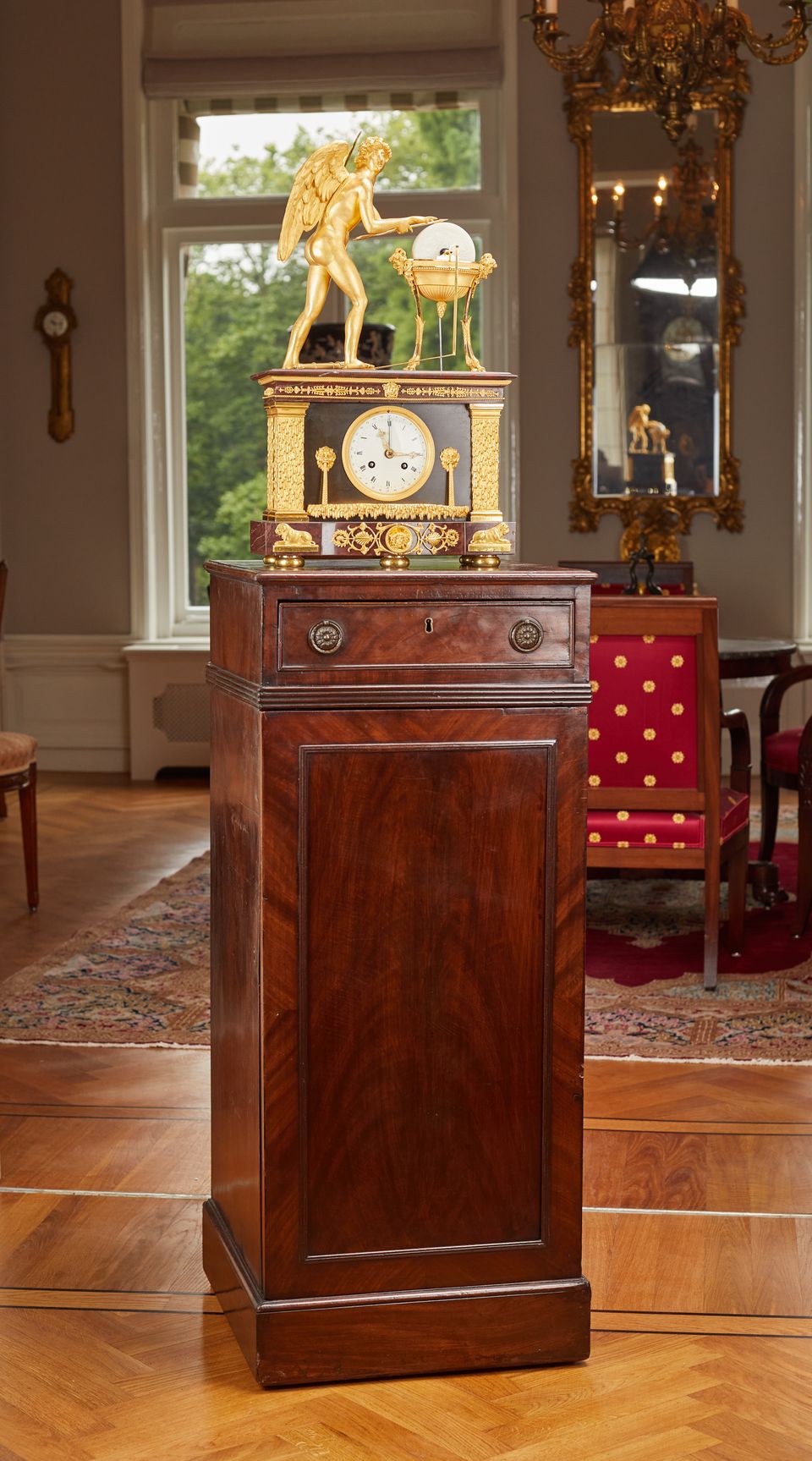 Animated Louis XVI/ Empire mantel clock - image 2