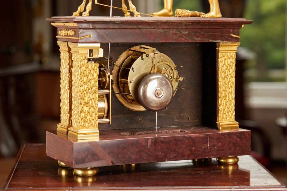 Animated Louis XVI/ Empire mantel clock - image 12