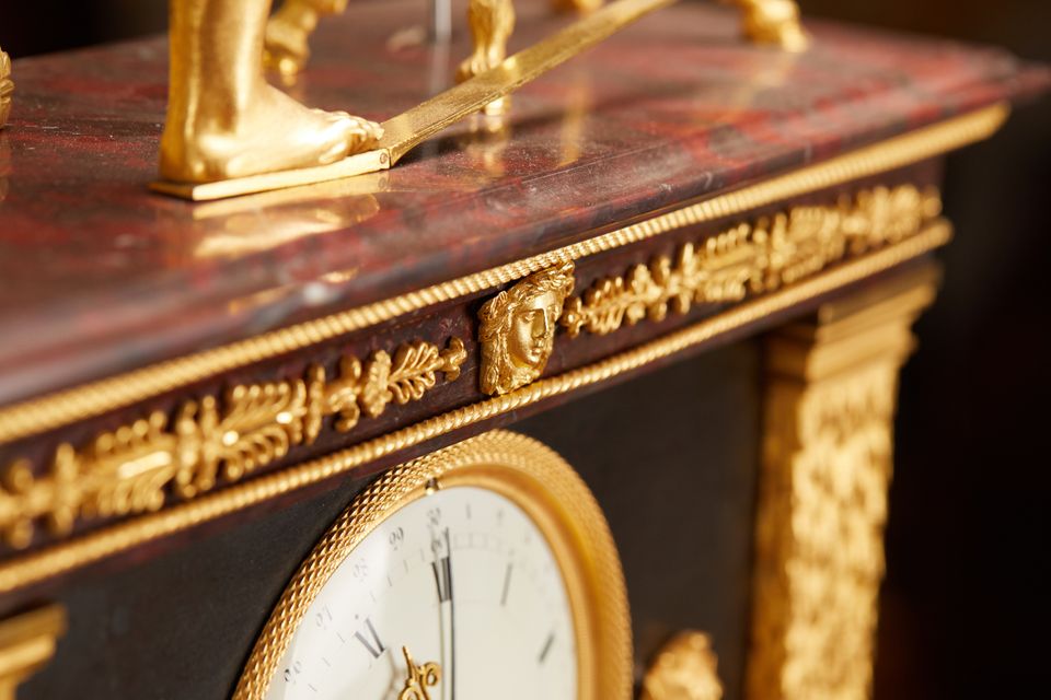 Animated Louis XVI/ Empire mantel clock - image 9
