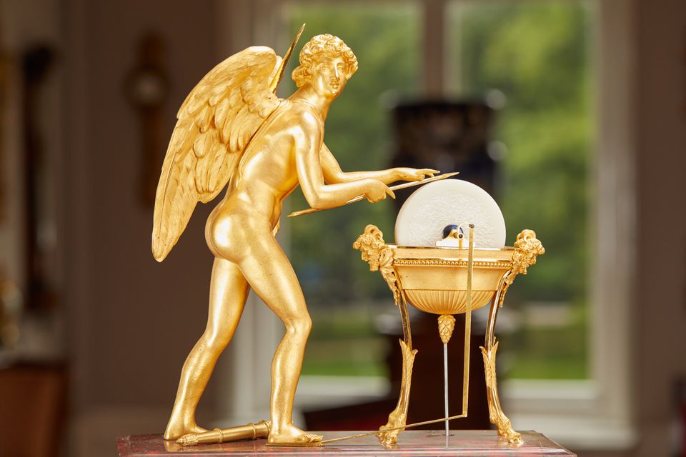 Animated Louis XVI/ Empire mantel clock - image 4