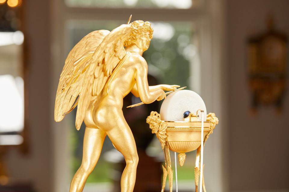Animated Louis XVI/ Empire mantel clock - image 3