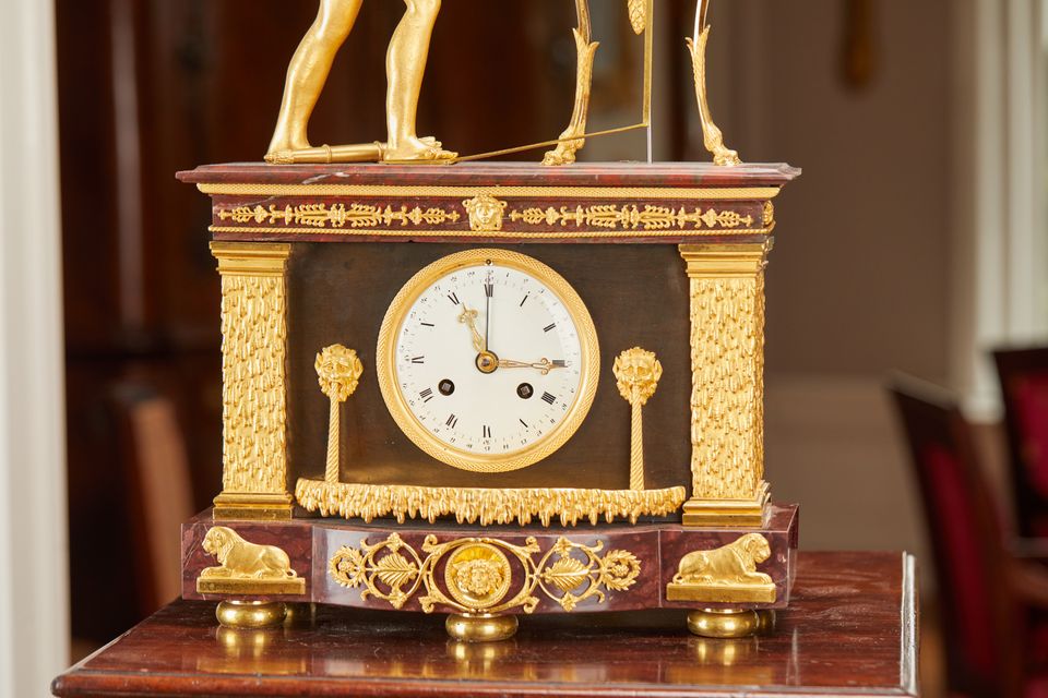 Animated Louis XVI/ Empire mantel clock - image 10