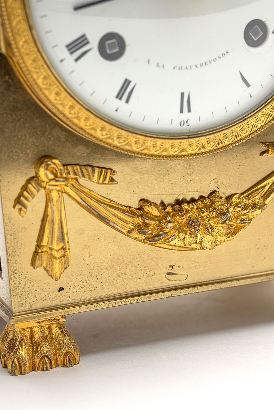 Swiss travelling clock signed "Aime Ducomann a la Chaud du Fonds"on the dial  - image 11