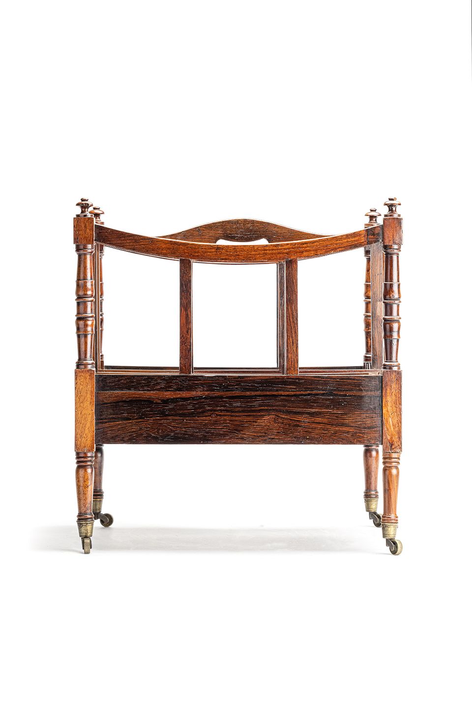 A very nice probably English lovely stylish and useful canterbury magazine rack - image 3