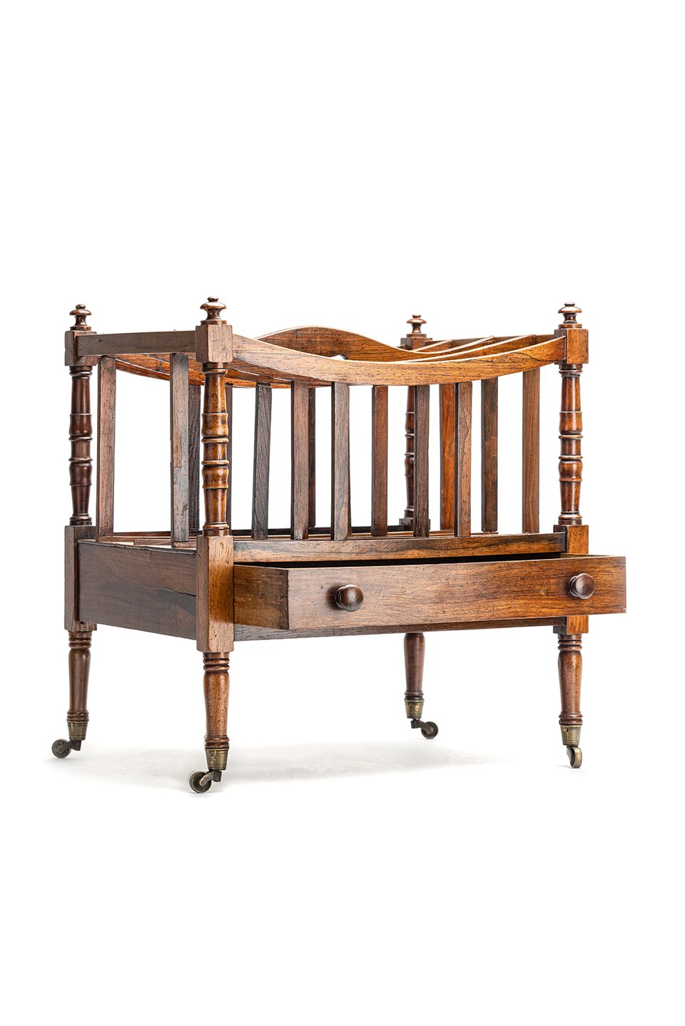 A very nice probably English lovely stylish and useful canterbury magazine rack - image 4