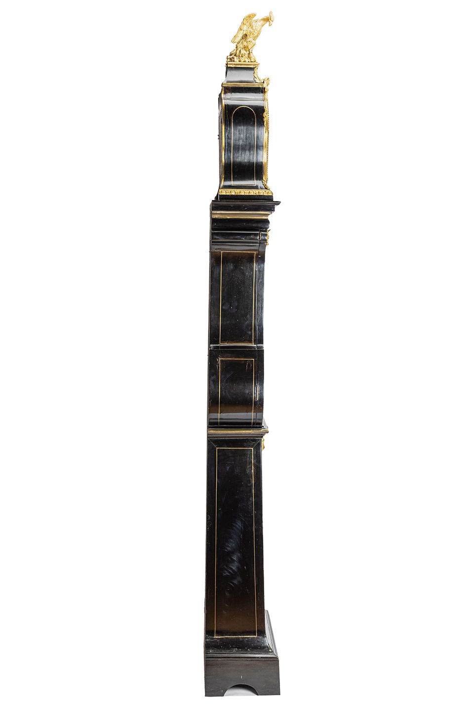 A magnificent Late Louis XIV Régence floor standing striking weight driven French wall regulator circa 1720 signed N DELAUNAY A PARIS - image 4