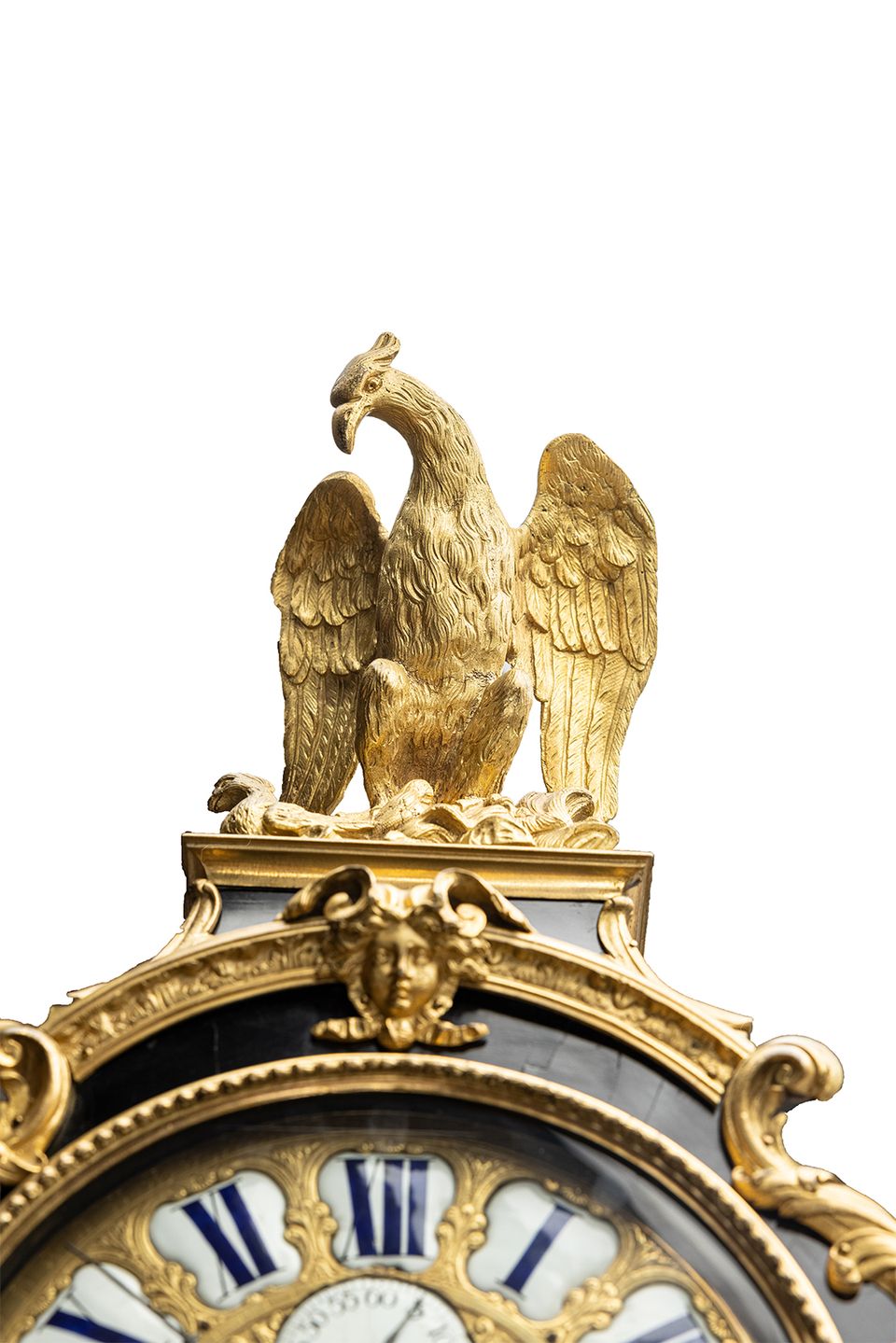 A magnificent Late Louis XIV Régence floor standing striking weight driven French wall regulator circa 1720 signed N DELAUNAY A PARIS - image 6