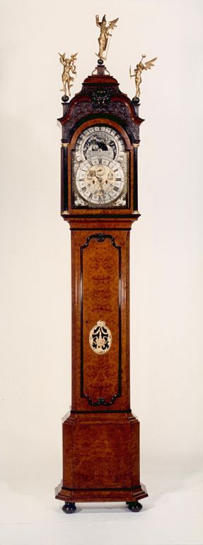 L02 Hollands staand horloge met Planisphere. - afbeelding 2