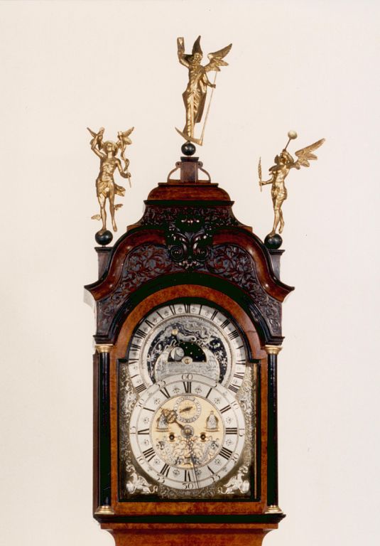 L02 Hollands staand horloge met Planisphere. - afbeelding 3