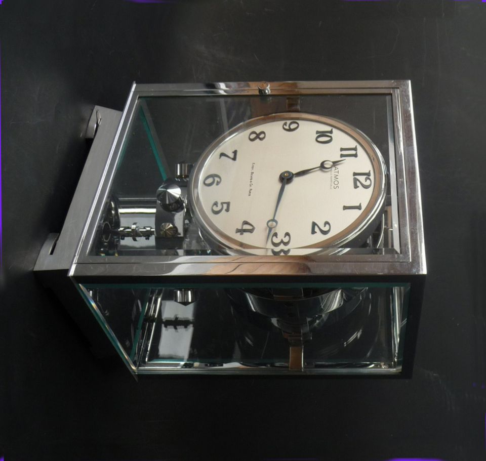 M153 Reutter nickel Atmos, no 3258, 5 glasses, France circa 1930. - image 2