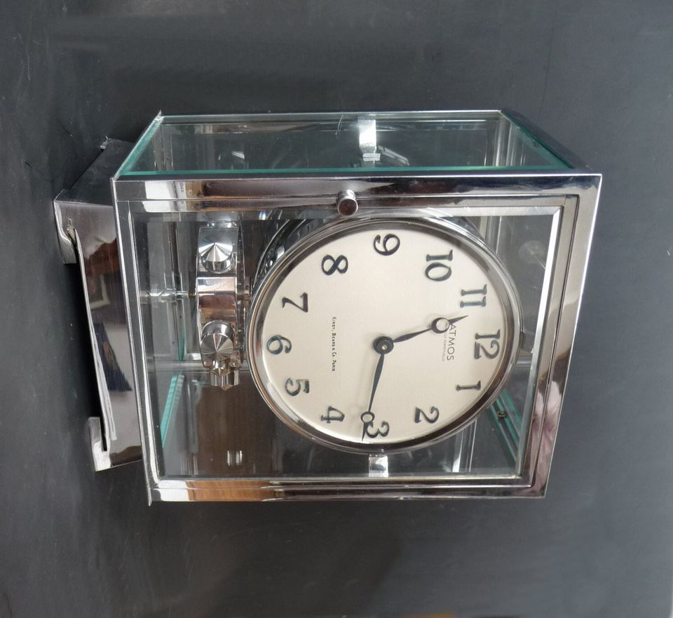 M153 Reutter nickel Atmos, no 3258, 5 glasses, France circa 1930. - image 7
