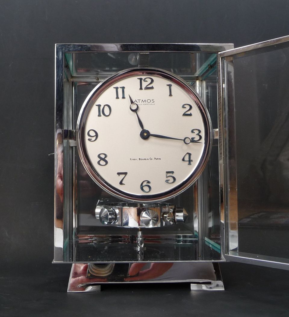 M153 Reutter nickel Atmos, no 3258, 5 glasses, France circa 1930. - image 6