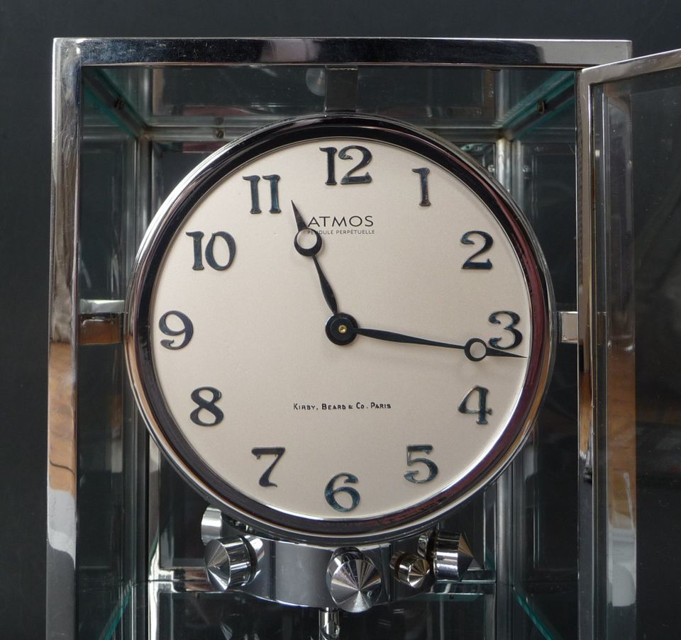 M153 Reutter nickel Atmos, no 3258, 5 glasses, France circa 1930. - image 8