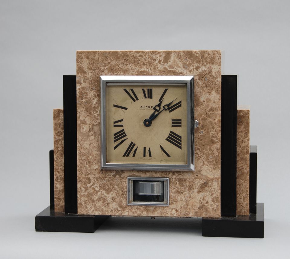 M158 French marble Reutter Atmos mantel timepiece - image 2